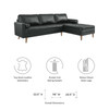 Valour 98" Leather Sectional Sofa / EEI-5873
