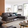 Valour 98" Leather Sectional Sofa / EEI-5873