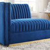 Sanguine Channel Tufted Performance Velvet Modular Sectional Sofa Left-Arm Chair / EEI-6031