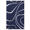 Therese Abstract Swirl 8x10 Area Rug / R-1002-810
