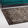 Minu Distressed Floral Lattice 4x6 Area Rug / R-1091-46