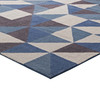 Kahula Geometric Triangle Mosaic 8x10 Area Rug / R-1014-810