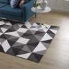 Kahula Geometric Triangle Mosaic 8x10 Area Rug / R-1014-810
