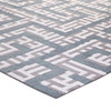 Nahia Geometric Maze 5x8 Area Rug / R-1015-58