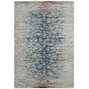 Hesper  Distressed Contemporary Floral Lattice 8x10 Area Rug / R-1110-810