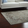 Enye Distressed Vintage Floral Lattice 8x10 Area Rug / R-1105-810