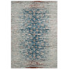 Hesper  Distressed Contemporary Floral Lattice 5x8 Area Rug / R-1110-58