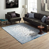 Chiara Distressed Floral Lattice Contemporary 8x10 Area Rug / R-1131-810