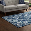 Frame Transitional Moroccan Trellis 5x8 Area Rug / R-1130-58