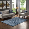 Frame Transitional Moroccan Trellis 8x10 Area Rug / R-1130-810