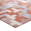 Andela Interlocking Block Mosaic 5x8 Area Rug / R-1022-58