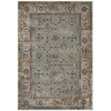 Hisa Distressed Vintage Floral Lattice 5x8 Area Rug / R-1106-58