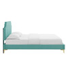 Sienna Performance Velvet Full Platform Bed / MOD-6912