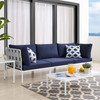 Harmony Sunbrella® Outdoor Patio Aluminum Sofa / EEI-4968