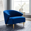 Odyssey Performance Velvet Armchair / EEI-5038