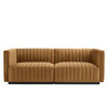 Conjure Channel Tufted Performance Velvet Loveseat / EEI-5764