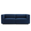 Conjure Channel Tufted Performance Velvet Loveseat / EEI-5764