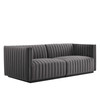 Conjure Channel Tufted Performance Velvet Loveseat / EEI-5764