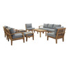 Marina 10 Piece Outdoor Patio Teak Set / EEI-1480