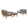 Marina 5 Piece Outdoor Patio Teak Set / EEI-1472