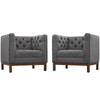 Panache Living Room Set Upholstered Fabric Set of 2 / EEI-2436