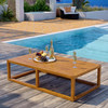 Newbury Outdoor Patio Premium Grade A Teak Wood Coffee Table / EEI-3424