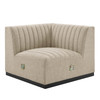 Conjure Channel Tufted Upholstered Fabric Right Corner Chair / EEI-5499