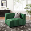 Conjure Channel Tufted Performance Velvet Right-Arm Chair / EEI-5492