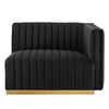 Conjure Channel Tufted Performance Velvet Right-Arm Chair / EEI-5503