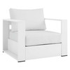 Tahoe 2-Piece Outdoor Patio Powder-Coated Aluminum Armchair Set / EEI-5751