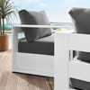 Tahoe 2-Piece Outdoor Patio Powder-Coated Aluminum Armchair Set / EEI-5751