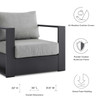 Tahoe 2-Piece Outdoor Patio Powder-Coated Aluminum Armchair Set / EEI-5751