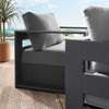 Tahoe 2-Piece Outdoor Patio Powder-Coated Aluminum Armchair Set / EEI-5751