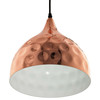 Dimple 11" Bell-Shaped Rose Gold Pendant Light / EEI-2904
