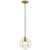 Pique Gold Metal Ceiling Fixture / EEI-3088