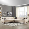 Engage L-Shaped Upholstered Fabric Sectional Sofa / EEI-2108