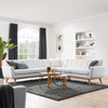 Engage L-Shaped Upholstered Fabric Sectional Sofa / EEI-2108