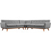Engage L-Shaped Upholstered Fabric Sectional Sofa / EEI-2108