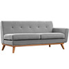 Engage L-Shaped Upholstered Fabric Sectional Sofa / EEI-2108