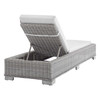 Conway Sunbrella® Outdoor Patio Wicker Rattan Chaise Lounge / EEI-3978