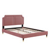 Novi Performance Velvet Queen Bed / MOD-6823