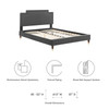 Liva Performance Velvet Twin Bed / MOD-6796