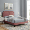 Novi Performance Velvet Queen Bed / MOD-6828