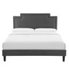 Liva Performance Velvet Queen Bed / MOD-6831