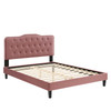 Amber Performance Velvet Twin Platform Bed / MOD-6780