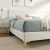 Yasmine Channel Tufted Performance Velvet King Platform Bed / MOD-7016