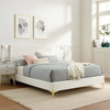 Yasmine Channel Tufted Performance Velvet King Platform Bed / MOD-7016