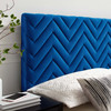 Mercy Chevron Tufted Performance Velvet Twin Headboard / MOD-6658