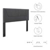 Patience Channel Tufted Performance Velvet Twin Headboard / MOD-6667
