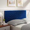 Leah Chevron Tufted Performance Velvet Twin Platform Bed / MOD-6981